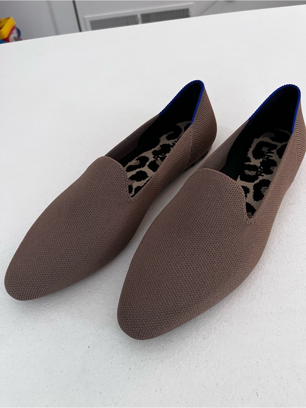 Women’s Rothy’s almond loafer in portobello